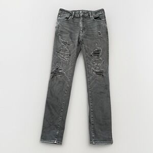 American Eagle AE‎ Outfitters Jeans Men's 30x31 Next Level Flex Black Denim
